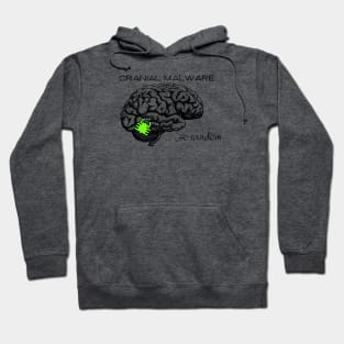 Cranial Malware Clear Hoodie